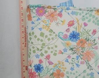 Handmade Quilted Floral Market Bag