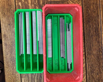 Milwaukee Packout Brad Nail Organizer Insert for Carpenters (1/2" - 2") Manufactured In Canada