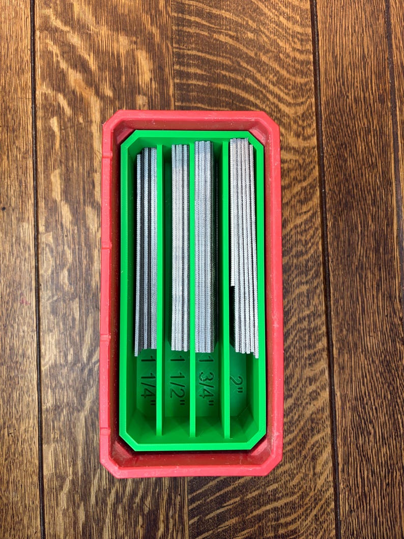 Milwaukee Packout Brad Nail Organizer Insert for Carpenters (1/2" - 2") Manufactured In Canada image 7