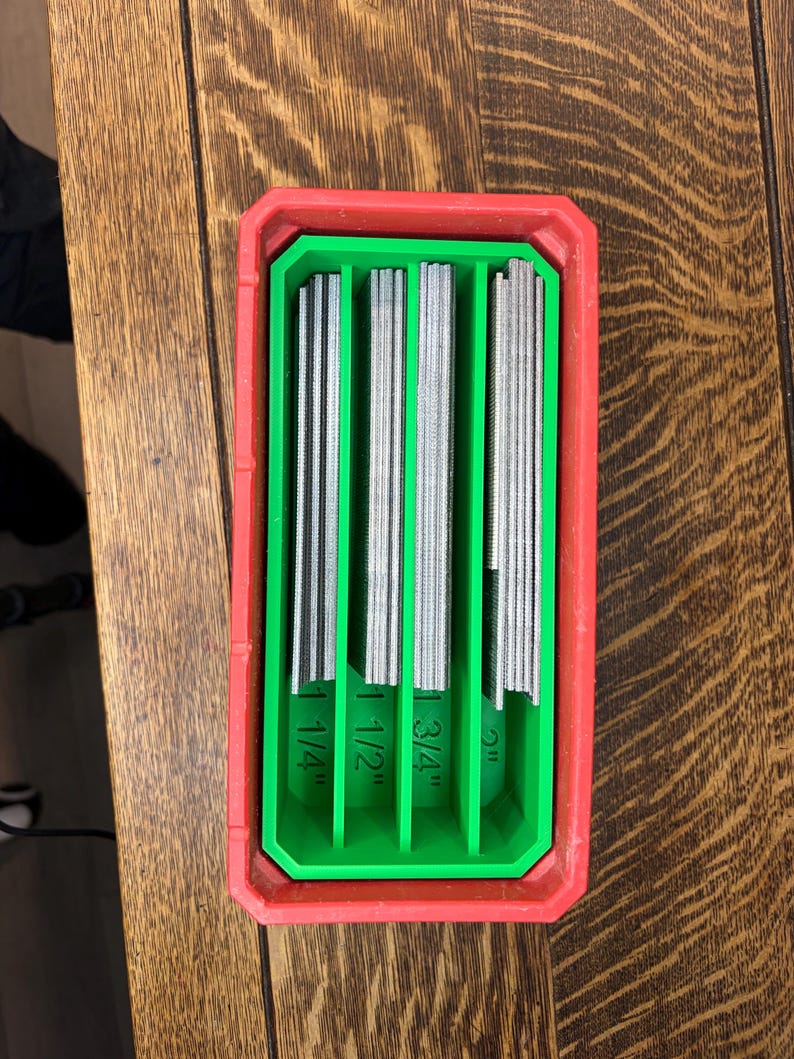 Milwaukee Packout Brad Nail Organizer Insert for Carpenters (1/2" - 2") Manufactured In Canada image 6