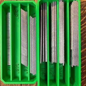 Milwaukee Packout Brad Nail Organizer Insert for Carpenters (1/2" - 2") Manufactured In Canada image 3