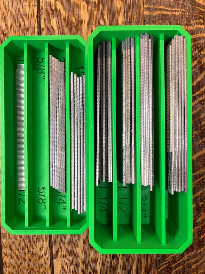 Milwaukee Packout Brad Nail Organizer Insert for Carpenters (1/2" - 2") Manufactured In Canada image 3