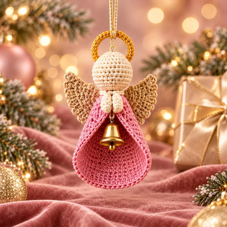 15 Christmas Crochet Patterns Bundle PDF, Spiral Ornaments, Santa Snowman Amigurumi, Hanging Tree Decor, English US Terms, Digital Download