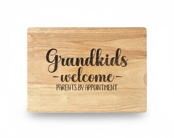 Grandkids Welcome Cutting Board