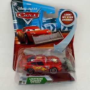 Disney Pixar Cars Lightning McQueen Diecast Model Changing Eyes Shovel bild 1