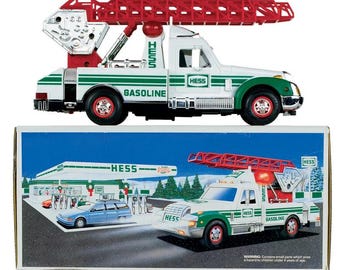 1994 Hess Rescue Truck – Mint Condition, Lights & Sounds – Vintage Collectible Toy