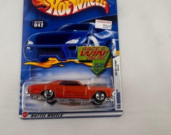 Hot Wheels 2002 '64 Buick Riviera 1:64 Diecast Car Orange Collector 042