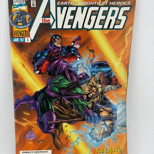 The Avengers 3 Rob Liefeld Jeph Loeb Marvel Comics 1997 Direct Edition
