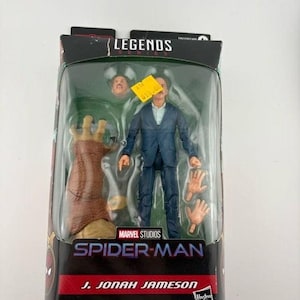 Hasbro Marvel Legends J. Jonah Jameson Spider-Man 6-Inch Action Figure with Alternates image 1
