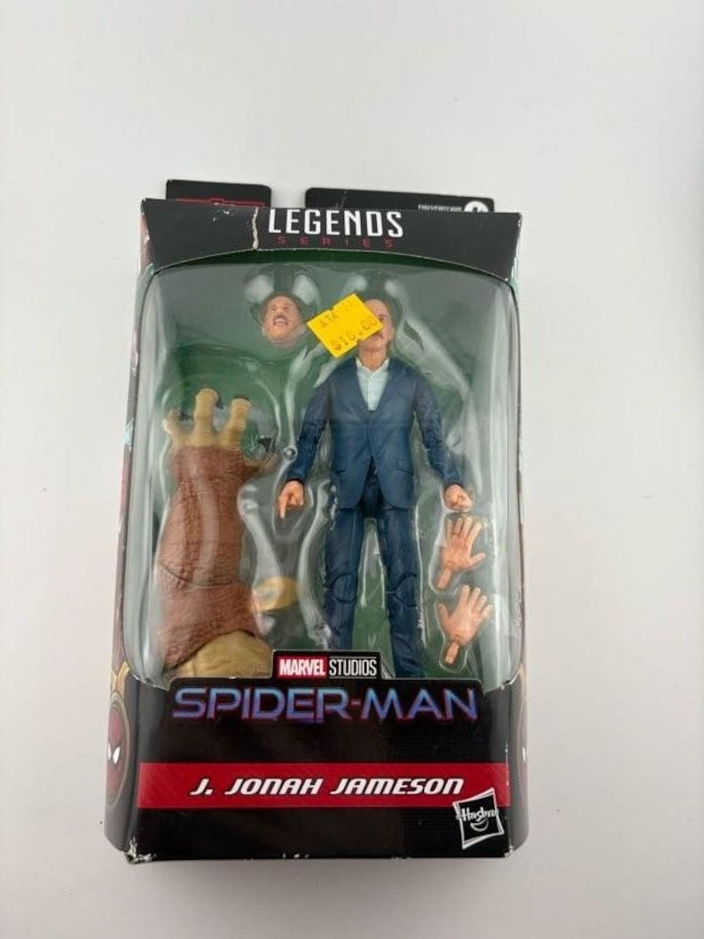 Hasbro Marvel Legends J. Jonah Jameson Spider-Man 6-Inch Action Figure with Alternates image 1