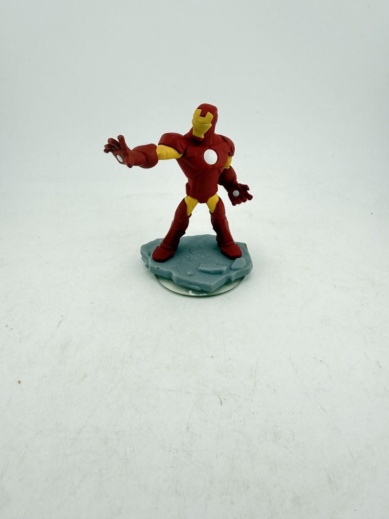 Iron Man Action Figure Disney Infinity Marvel INFE000102 Red Gold Toy imagem 1