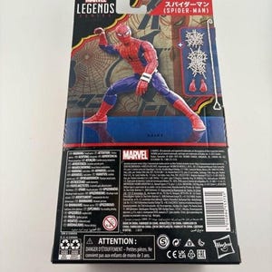 Hasbro Marvel Legends Spider-Man 6-Inch Action Figure with Web Accessories - Poseable Collectible image 2