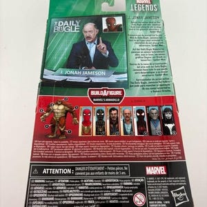 Hasbro Marvel Legends J. Jonah Jameson Spider-Man 6-Inch Action Figure with Alternates image 2