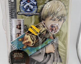 Ensemble de papeterie Anakin Skywalker, épisode I de Star Wars, 5 pièces, cadeau à collectionner