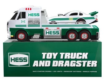 2016 Hess Toy Truck and Dragster - MIB Collector Grade Vintage Holiday Vehicle