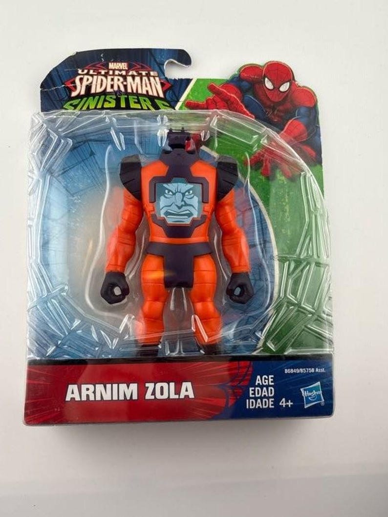 Figurine articulée Hasbro Marvel Ultimate Spider-Man Arnim Zola Sinister 6 - Jouet Android de 4 po. image 1