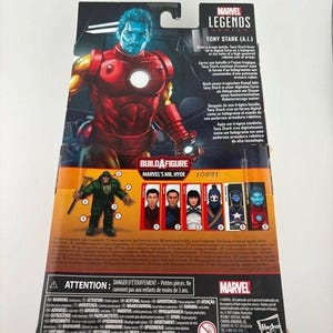 Figura de acción de Iron Man de 15 cm de Tony Stark (IA) de Marvel Legends de Hasbro imagen 2