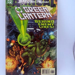 Green Lantern Annual No. 8 Giffen DC Comics 1999 Direct Sales Gorilla Warfare