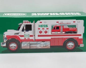 2020 Hess Ambulance & Rescue Truck - Collector's Edition, Mint in Box, First Responders Tribute