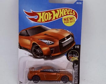 Hot Wheels 2017 '17 Nissan GT-R R35 Nightburnerz Orange 282/365 New Sealed