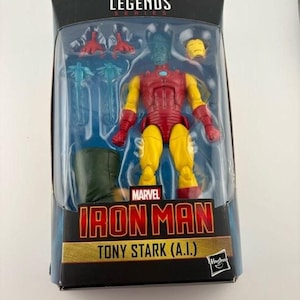 Figura de acción de Iron Man de 15 cm de Tony Stark (IA) de Marvel Legends de Hasbro imagen 1