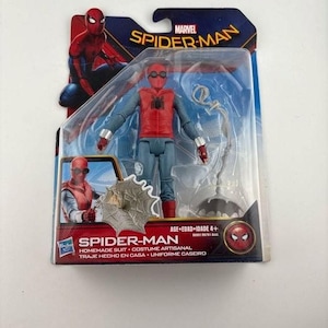 Hasbro Marvel Spider-Man 6-Inch Action Figure, Homemade Suit, Collector's Item image 1