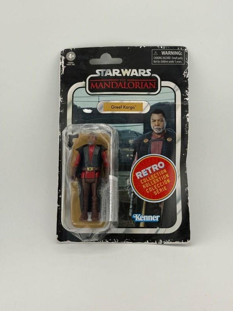 2021 Star Wars Retro Greef Karga Action Figure | The Mandalorian | Kenner Hasbro image 1