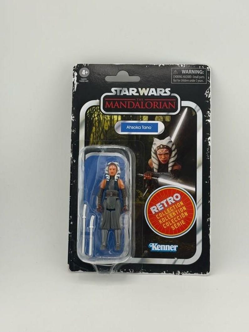 Ahsoka Tano Action Figure - 2021 Star Wars Retro Collection The Mandalorian Kenner by Hasbro image 1