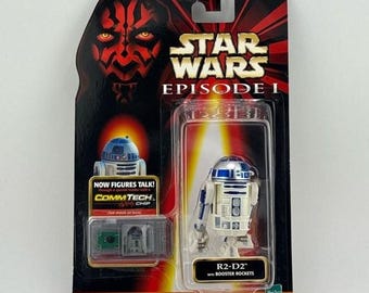 Hasbro Star Wars Episode I R2-D2 Action Figure with CommTech Chip - 3.75 Inch Collectible