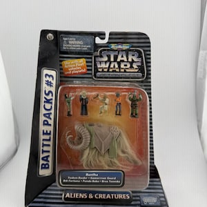 Galoob Star Wars Action Fleet Bantha Vehicle Micro Machines Aliens & Creatures Set