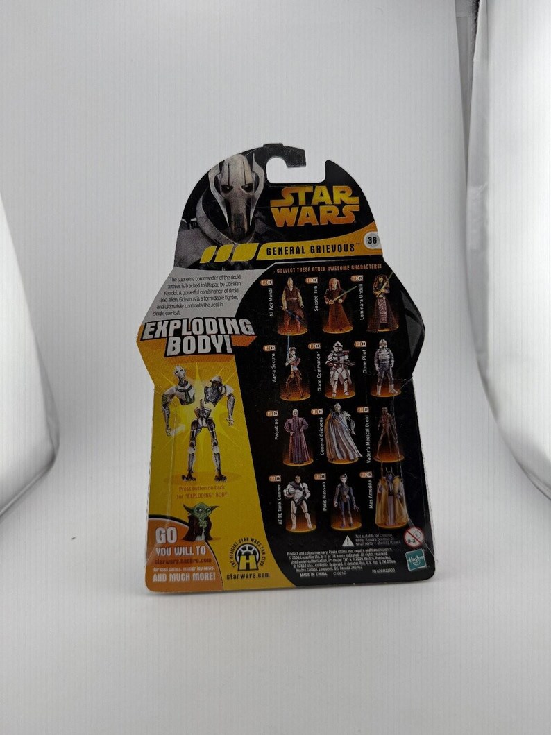 General Grievous Exploding Hasbro General Grievous Action Figure - Revenge of the Sith Exploding ...