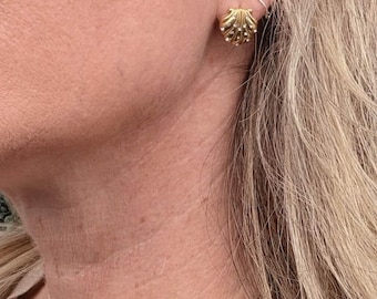 Seashell Stud Earring - Waterproof, Tarnish Free Earrings