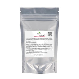 XANTHAN GUM POWDER - All Natural Thickener - Cosmetic Grade - Helps Thicken Fluids, Shower Gels, Cleansers, Liquids for Thicker Consistency