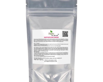 XANTHAN GUM POWDER - All Natural Thickener - Helps Thicken Fluids, Shower Gels, Cleansers, Liquids for Thicker Consistency