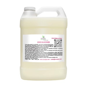 16 -128 OZ Coco Glucoside Planta Derivada Sabonete Natural Shampoo Body Wash Base Surfactante Não Iônico Espumante Limpador Biodegradável Ecocert Comp