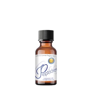 GHK-CU Copper Tripeptide-1: Raw Peptide Ingredient for Skin renewal and Improved Texture (1 oz)