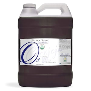 USDA Certified Organic Egyptian Black Seed Oil - Pure, Unrefined, Cold Pressed, Extra Virgin, GMO Free, Nigella Sativa Cumin Seed