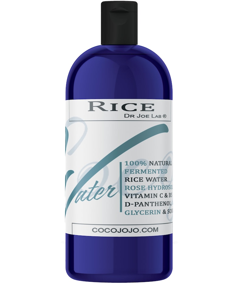 Fermented Rice Water Rose Hydrosol: Aloe Vera Vitamin C D Panthenol Hair & Skin (32oz) image 1