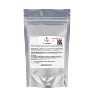Provitamin B5 Powder, Bulk dl-Panthenol Cosmetic Ingredient for Hair, Skin Care DIY Creams Lotions Shampoos Conditioners Body Washes Makeup