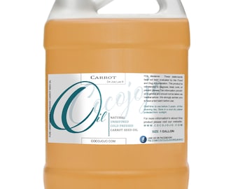 Carrot Seed Oil Unrefined Cold Pressed Pure Natural from Source for Skin , hair, sensible mature skin, scars repair - Carrier