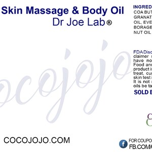 Sensitive Skin Massage Oil: Non-GMO Grapeseed, Jojoba & Avocado Oil Blend For Hair and Body(1Gal)