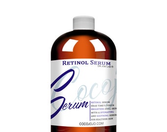 Bakuchiol Retinol Serum: Niacinamide, Skin Renewal Natural Non-GMO For Face & Body Care (16oz)