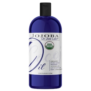 Unrefined Golden Jojoba Oil: USDA Certified, Cold Pressed, Carrier, DIY -Bulk