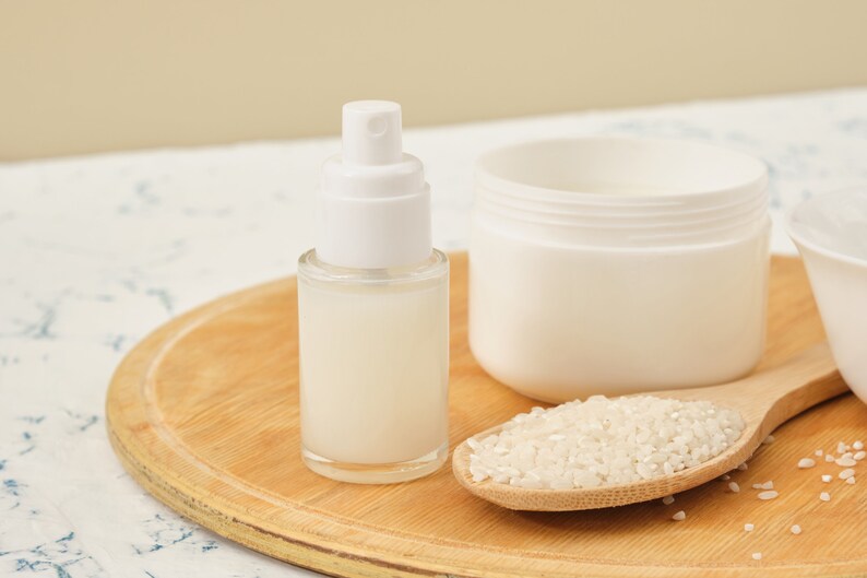 Fermented Rice Water Rose Hydrosol: Aloe Vera Vitamin C D Panthenol Hair & Skin (32oz) image 6