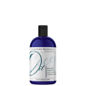 Cherry Seed Oil - Pure Unrefined Cold Pressed Non-GMO Moisturizing Hair Remedy Soothing Nourishing Antioxidant 8 oz Silky All Hair Type