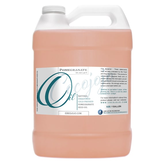 Pomegranate Seed Oil: Unrefined Cold Pressed, Non-GMO DIY Soap Cream (2-128oz) -Wholesale