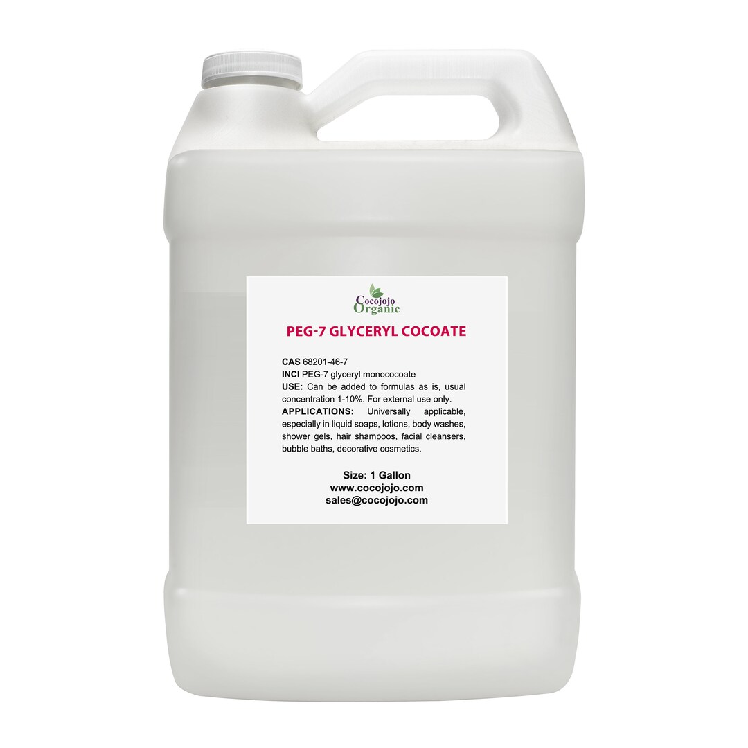 PEG-7 Glyceryl Cocoate 100% Pure Organically Source Non-gmo - Etsy