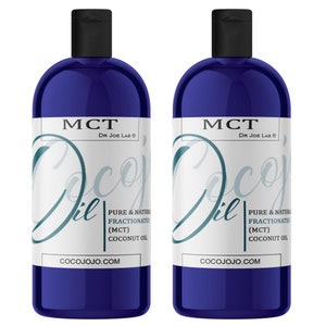 Fractionated Coconut MCT Oil - Bulk 4 LB - 64 oz Pure Carrier Oil for Skin Hair Nails Body Cosmetic Formulation DIY Soap Making Bulk