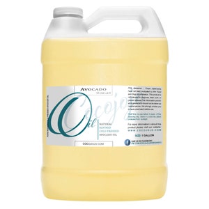 Refined Avocado Oil: Unscented, DIY Cosmetic & Skin Care, Ethically Sourced Carrier Oil -Bulk