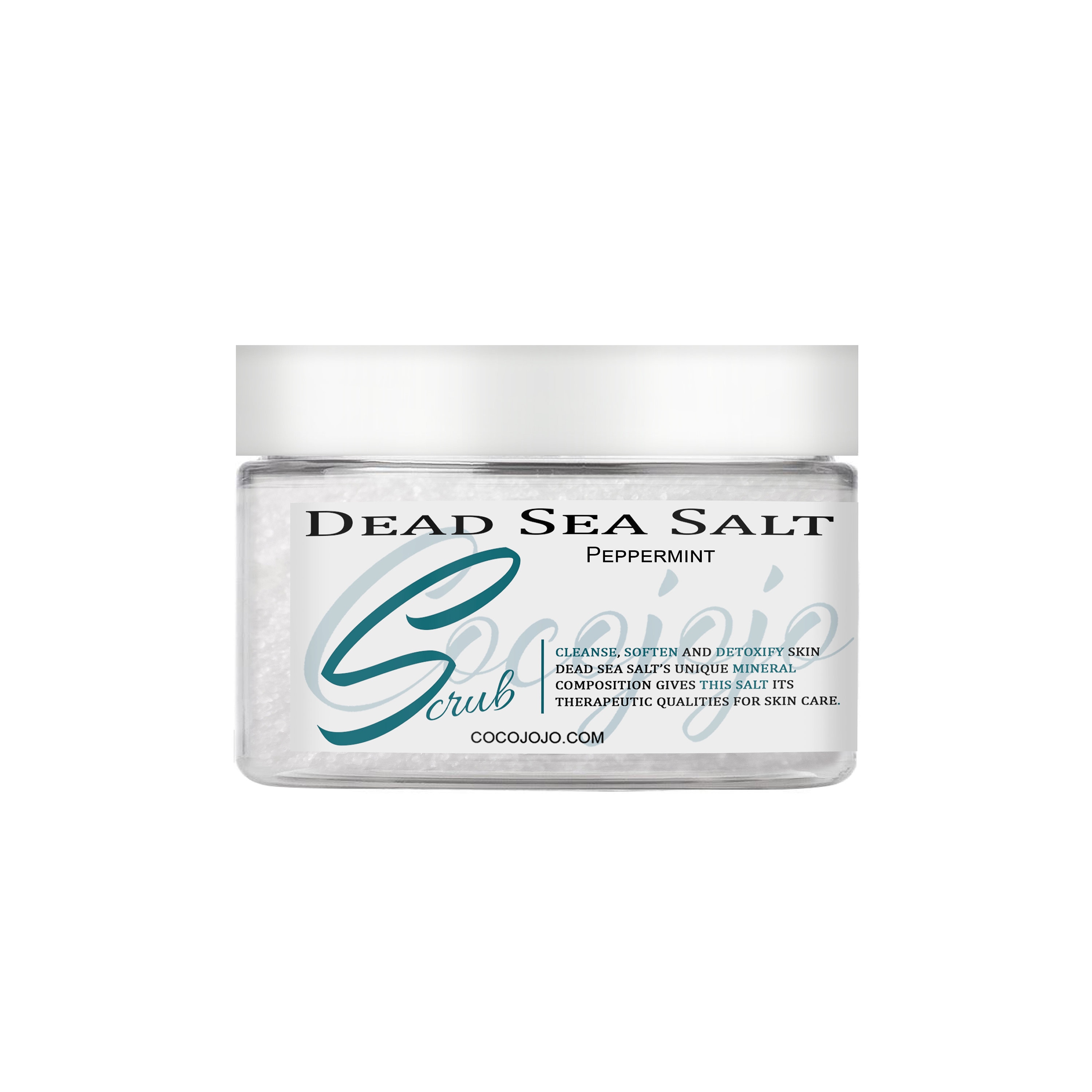 Dead Sea Salt Scrub 4 Oz Natural Organic Scrub for Face and Skin